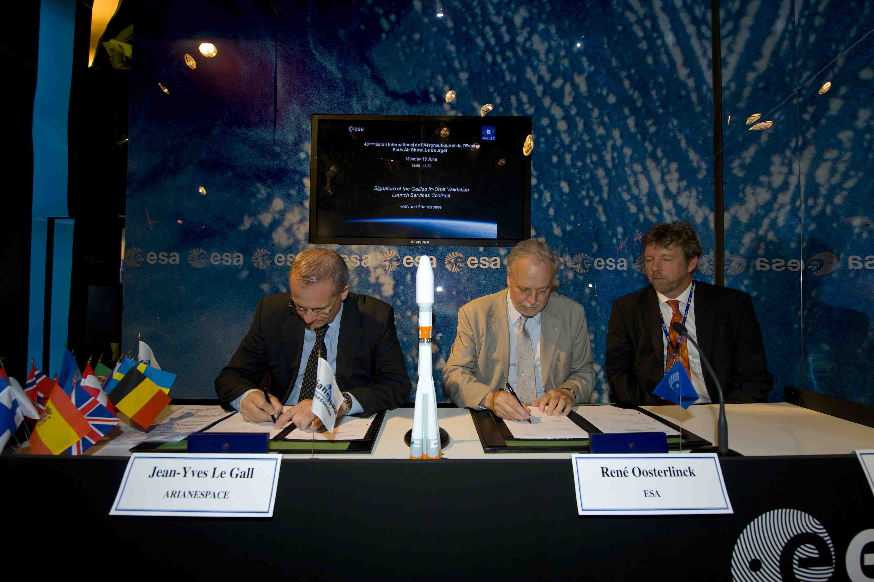 ESA Signs Galileo IOV Launch, FOC Satellite Contracts